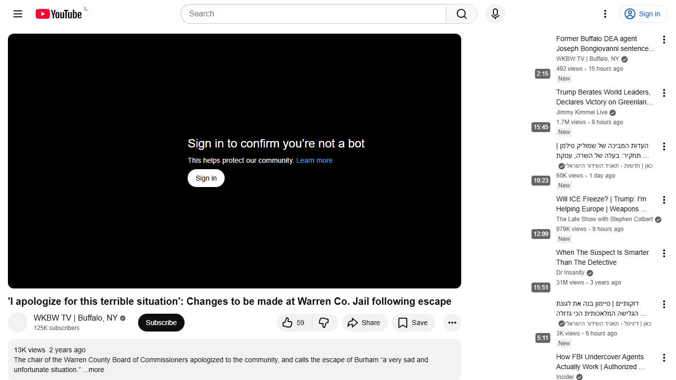 'I apologize for this terrible situation': Changes to be made at Warren Co. Jail following escape - YouTube